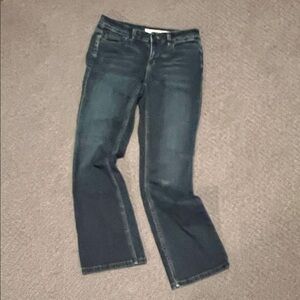 DKNY Women's Boot Cut Jeans in Dark Blue